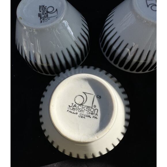 3 JACKSON Custom China Restaurant Ware RADIANT CONDIMENT/ BOWLS VINTAGE -C22 - Picture 6 of 11